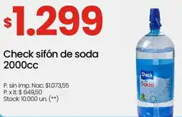 Changomas Check sifón de soda oferta