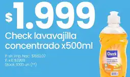 Changomas Check lavavajilla concentrado oferta
