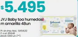 Changomas JYJ Baby toa humedas rn amarilla oferta