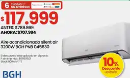 Changomas BGH aire acondicionado silent air oferta