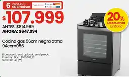 Changomas Atma cocina gas oferta
