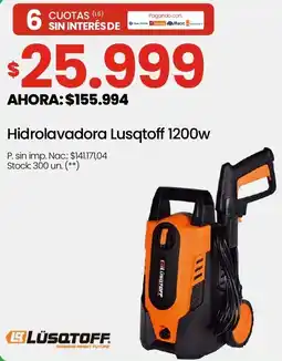 Changomas Lüsqtoff hidrolavadora oferta
