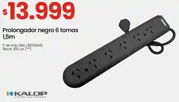 Changomas Kalop prolongador negro oferta