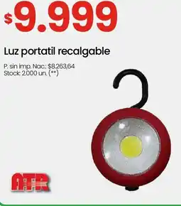 Changomas Atr luz portatil recalgable oferta