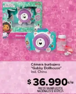 Carrefour Gabby dollhouse cámara burbujero oferta