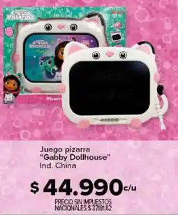 Carrefour Gabby dollhouse juego pizarra oferta