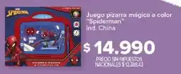 Carrefour Spiderman juego pizarra mágica a color oferta