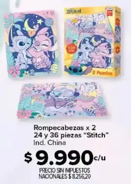 Carrefour Stitch rompecabezas oferta