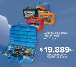 Carrefour Hot wheels valija guarda autos oferta