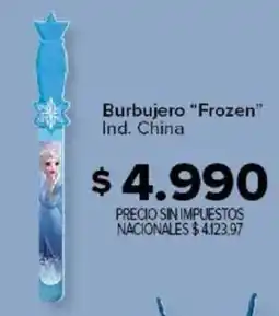 Carrefour Frozen burbujero oferta