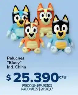 Carrefour Bluey peluches oferta