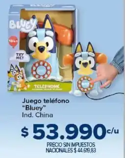 Carrefour Bluey juego teléfono oferta