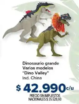 Carrefour Dino valley dinosaurio grande varios modelos oferta