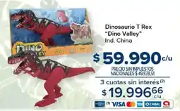Carrefour Dino valley dinosaurio T rex oferta