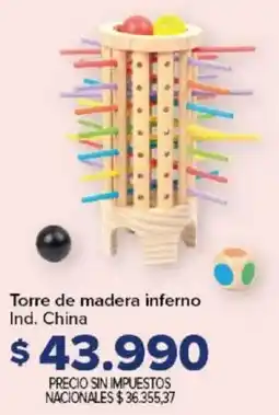 Carrefour Torre de madera inferno oferta