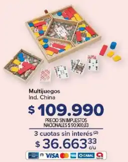 Carrefour Multijuegos oferta