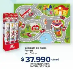 Carrefour Ferrari set pista de autos oferta