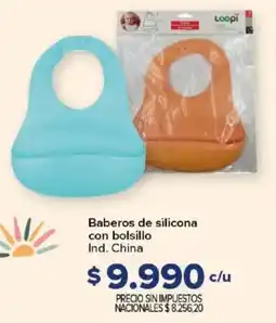 Carrefour Baberos de silicona con bolsillo oferta
