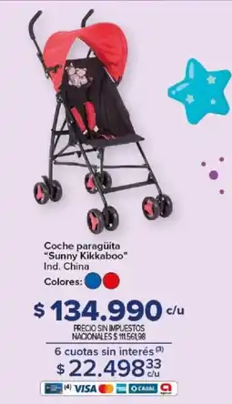 Carrefour Sunny kikkaboo coche paragüita oferta