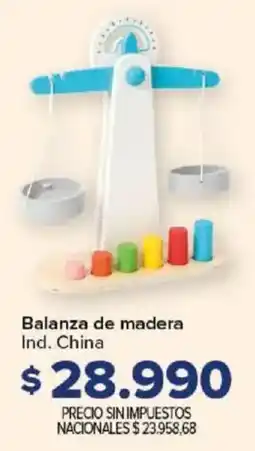 Carrefour Balanza de madera oferta