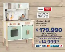 Carrefour Cocina infantil de madera oferta