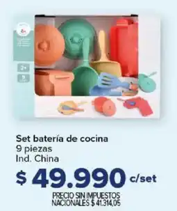 Carrefour Set batería de cocina oferta