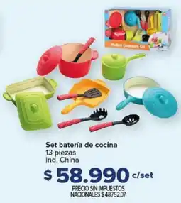 Carrefour Set batería de cocina oferta