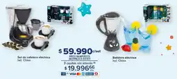 Carrefour Set de cafetera eléctrica oferta