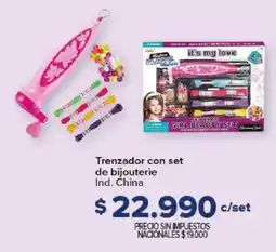 Carrefour Trenzador con set de bijouterie oferta