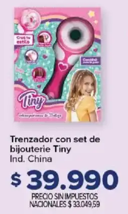 Carrefour Tiny trenzador con set de bijouterie oferta