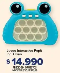 Carrefour Popit juego interactivo oferta