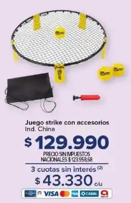 Carrefour Juego strike con accesorios oferta