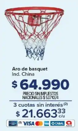 Carrefour Aro de basquet oferta