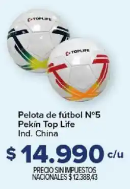 Carrefour Top life pelota de fútbol n°5 pekín oferta