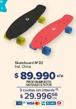 Carrefour Skateboard nº22 oferta