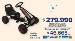 Carrefour Karting a pedal oferta