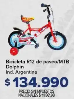 Carrefour Dolphin bicicleta R12 de paseo/MTB oferta