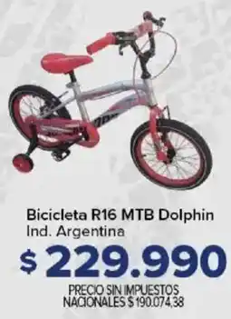 Carrefour Dolphin bicicleta R16 MTB oferta