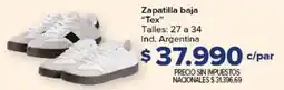 Carrefour Tex zapatilla baja oferta