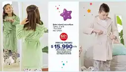 Carrefour Tex kids bata infantil microfibra oferta