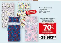 Carrefour Juego de sábanas oferta