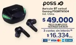 Carrefour Auricular bt earbud gaming oferta