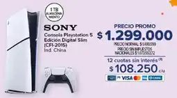 Carrefour Sony consola playstation 5 edición digital slim oferta