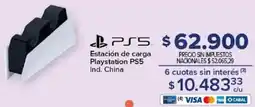 Carrefour Ps5 estación de carga playstation oferta