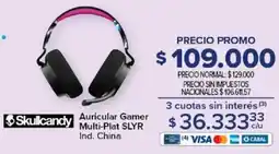Carrefour Skullcandy auricular gamer multi-plat slyr oferta