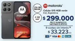 Carrefour Motorola celular G15 oferta