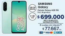 Carrefour Samsung celular galaxy A26 5G oferta