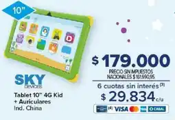 Carrefour Sky devices tablet 10" oferta