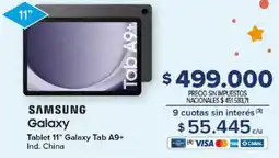 Carrefour Samsung galaxy tablet 11" tab A9+ oferta