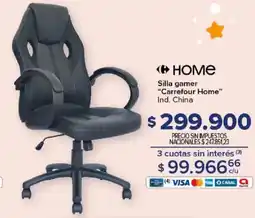 Carrefour Carrefour home silla gamer oferta